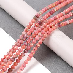 Assembled Natural Dolomite and Synthetic Opal Beads Strands&nbsp;G-Q017-G06-01E-1