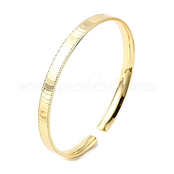 Brass Cuff Bangles for Women&nbsp;BJEW-G742-02G