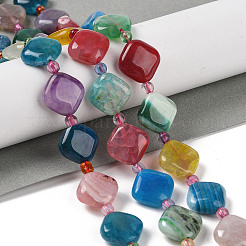 Natural Agate Beads Strands&nbsp;G-P535-A01-01