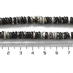 Natural Black Netstone Beads Strands&nbsp;G-G084-A09-01