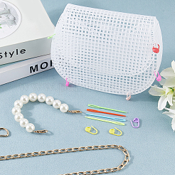 DIY Plastic Knitting Crochet Bag Making Kits&nbsp;DIY-CP0012-64
