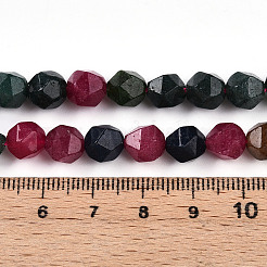 Dyed Natural White Jade Beads Strands&nbsp;G-T139-8mm-46D