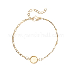 304 Stainless Steel Paperclip Chain Satellite Chain Bracelet Making&nbsp;BJEW-JB13070-01