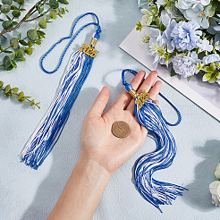 Polyester Graduation Tassel Pendant Decorations&nbsp;AJEW-WH20020-078B