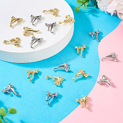 20Pcs 2 Colors Alloy Rhinestone Pendants&nbsp;FIND-TA0007-86