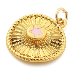 Brass Enamel Pendants&nbsp;LS-FIND-A046-01C