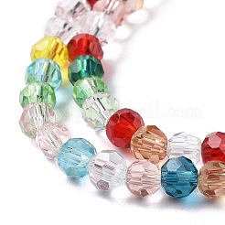 Transparent Glass Beads Strands&nbsp;GLAA-E036-08