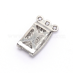 316 Surgical Stainless Steel Box Clasps&nbsp;STAS-WH0009-07P