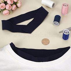 Polyester Ribbed Elastic Fabric Band&nbsp;DIY-WH0671-532B