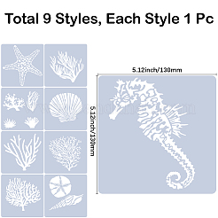Human Face PET Drawing Painting Stencils Templates&nbsp;DIY-WH20097-020