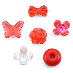 Opaque & Transparent Acrylic Beads&nbsp;MACR-T045-01F