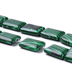 Synthetic Malachite Beads Strands&nbsp;G-T063-01