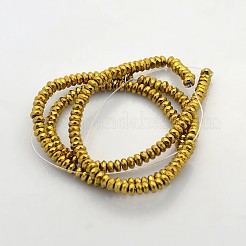 Electroplate Non-magnetic Synthetic Hematite Beads Strands&nbsp;G-J208B-02