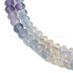 Gradient Color Natural Colorful Fluorite Beads Strands&nbsp;G-H071-A04-01
