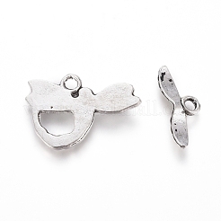 Tibetan Style Alloy Toggle Clasps&nbsp;TIBE-L005-012AS