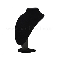 MDF Covered with Velveteen Bust Shaped Necklace Display Stands&nbsp;ODIS-S015-01C