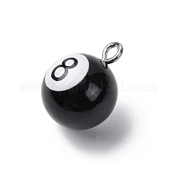 Sports Opaque Resin Pendants&nbsp;RESI-A050-03