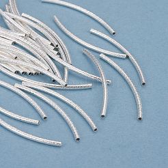 Brass Tube Beads&nbsp;KK-Y003-80A-S