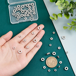 60Pcs 3 Styles 201 Stainless Steel Spacer Beads&nbsp;STAS-UN0038-03