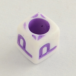 Opaque Acrylic Beads&nbsp;SACR-Q100-M022
