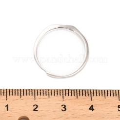 Rhodium Plated 925 Sterling Silver Adjustable Rings&nbsp;RJEW-S397-01P-09