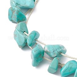 Synthetic Turquoise Braided Bead Bracelets&nbsp;BJEW-JB10388