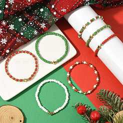 7Pcs Glass Seed Bead Bracelets&nbsp;BJEW-FS00031