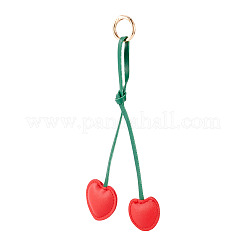 1Pc PU Leather Alloy Keychains&nbsp;KEYC-TA0001-45