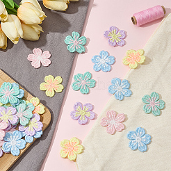 50Pcs 5 Colors Polyester Applqiues&nbsp;PATC-CY0001-59