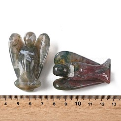 Natural Moss Agate Carved Angle Figurines&nbsp;GG-CBA9C2C-A15