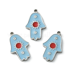304 Stainless Steel Manual Polishing Charms&nbsp;STAS-C075-40P