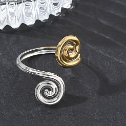 304 Stainless Steel Cuff Open Rings&nbsp;RJEW-D357-04GP