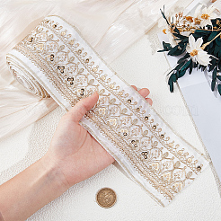 5 Yards Ethnic Embroidery Polyester Ribbon&nbsp;OCOR-CY0003-48A