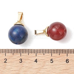 4Pcs 4 Styles Natural Lapis Lazuli & Carnelian & Tiger Eye & Picture Jasper Pendants&nbsp;PALLOY-JF05228
