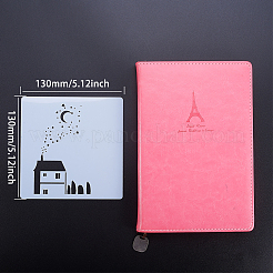 Flower and Bird Theme/Starry Sky Plastic Painting Stencils&nbsp;DIY-CP0001-23