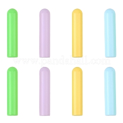 40Pcs 4 Colors Alloy Cord End&nbsp;FIND-GF0008-47B