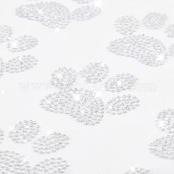 Glitter Hotfix Rhinestone Iron on Patches(Hot Melt Adhesive On The Back)&nbsp;DIY-WH0176-33