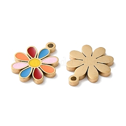 Ion Plating(IP) 304 Stainless Steel Charms&nbsp;STAS-C083-14G-01