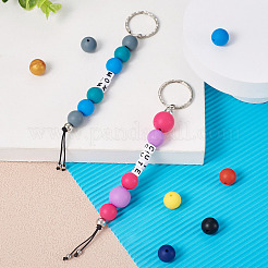 120Pcs 12 Colors Silicone Beads&nbsp;SIL-TA0001-18