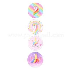 8 Styles Horse Paper Stickers&nbsp;X-DIY-L051-008