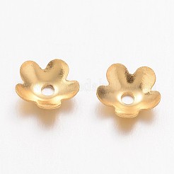 Ion Plating(IP) 304 Stainless Steel Bead Caps&nbsp;STAS-K113-01G