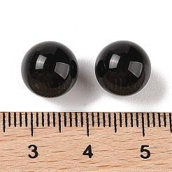Natural Obsidian No Hole Sphere Beads&nbsp;G-K353-04A-22