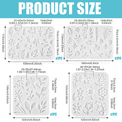 4Pcs 4 Styles Silicone Molds&nbsp;DIY-TA0013-63