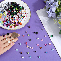 5 Styles Transparent & Opaque Acrylic Beads&nbsp;MACR-SP0001-12B
