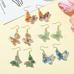 304 Stainless Steel Butterfly Dangle Earrings&nbsp;EJEW-FS00034