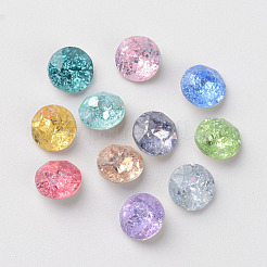 Pointed Back K9 Glass Rhinestone Cabochons&nbsp;RGLA-F020-6mm