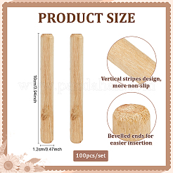 100Pcs Wood Sticks&nbsp;WOOD-PH0003-89