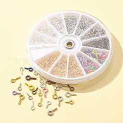 540Pcs 12 Style Iron Screw Eye Peg Bails&nbsp;IFIN-FS0001-17