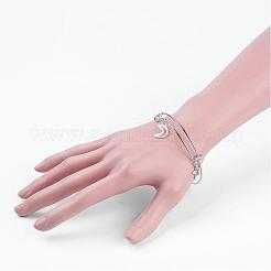 Adjustable Iron Charm Bangles&nbsp;BJEW-JB03150