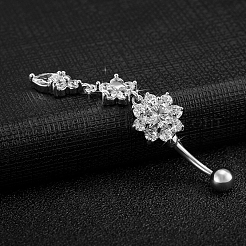 Brass Piercing Jewelry&nbsp;AJEW-EE0006-86P